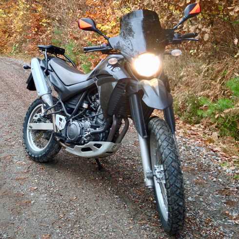 Svart Yamaha XT660R stulen i Göteborg